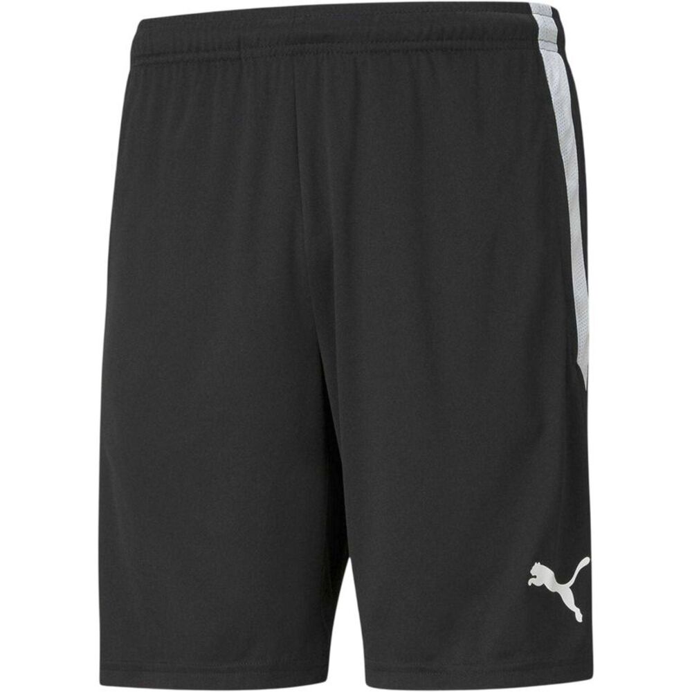 Puma Mens TeamLIGA Logo Training Football Shorts / Black/White